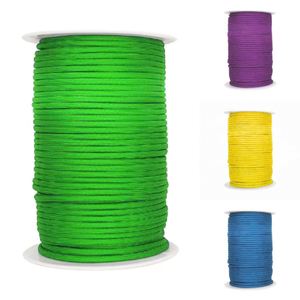 Cuerdas de Poliéster Personalizadas, Ligeras, de Alta Resistencia, Resistentes al Desgaste, Cuerda de Seda Trenzada Decorativa, Trenza de Seguridad para Exteriores - Product Image 1