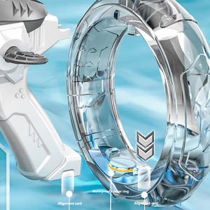 Zomer Kinderhaai Waterpistool Speelgoed Hogedruk Elektrisch & Mechanisch Voor Buitenzwembad & Strand Spelen Duurzaam Plastic Materiaal - Product Image 3