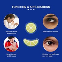 Masque oculaire en gel réutilisable personnalisé de classe II pour soulager l'inconfort oculaire, compresse froide et chaude, patchs sous les yeux