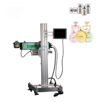 Marcador láser de CO2, máquina de marcado láser Industrial, impresora láser de fecha de caducidad para cartón de plástico, caja de cartón de madera, botella de vidrio