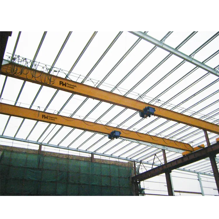 Recycling And Bulk Material Industry Use1 Ton 3 Ton Single Beam Eot Overhead Travelling Crane For Sale