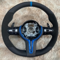 Volant en fibre de carbone forgé LED YLA pour BMW F10 F30 F32 M2 M3 M4 M5 M6 E46 E92 X1 X2 X3 X4 X5 X6