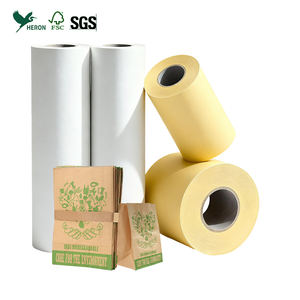 Sac à déchets de cuisine biodégradable à usage unique <span class=keywords><strong>sans</strong></span> poignées 80-450 g/m² en pâte vierge Kraft conforme à la norme ASTM D6400 <span class=keywords><strong>sans</strong></span> plastique - Product Image 1