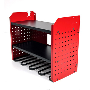 Support mural robuste en métal pour outils électriques, organisateur de rangement pour perceuses, support de rangement suspendu pour garage - Product Image 1