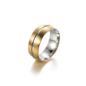 Anillos de Boda de Carburo de Tungsteno para Mujer y Hombre, Anillos de Acero Inoxidable de 8 mm de Ancho para Hombre y Mujer, Anillos de Boda para Hombre que Nunca se Desvanecen - Product Image 5