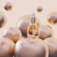 Botol Dropper Gradasi 30ml 50ml 100ml Grosir Kemasan Serum Minyak Kaca Kosong Custom