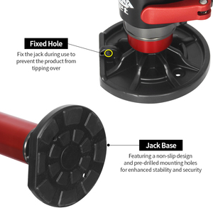 Gato hidráulico de elevación 4x4 todoterreno de 2T, 4429LBS, con varilla de elevación tipo 'Monkey Climbing', para enganche de remolque y camping, ajustable de alta elevación - Product Image 2