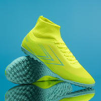 Chaussures de football SAIFEINU à prix raisonnable, durables, à tige haute, crampons en caoutchouc pour le football