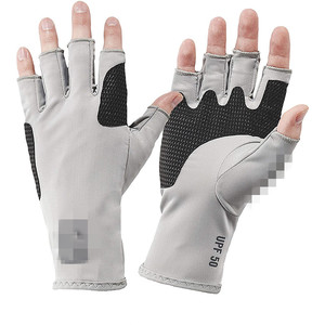 UV Sun Protection <strong>Gloves</strong> for Hiking Cycling Driving <strong>Sailing</strong> Shooting Upf 50+ Fingerless Fishing <strong>Gloves</strong> - Product Image 1