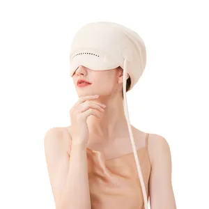 Masajeador integrado de cabeza y ojos 2023, herramienta de masaje de cabeza, producto, calor eléctrico, presión de aire, casco vibrador, masajeador de cuero cabelludo