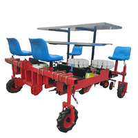 Transplanteur spécial pour serres avec moteur, haute productivité, conception personnalisée pour légumes, fruits, fleurs, semis de cultures économiques