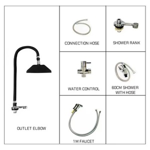 Leather Basin Special Water Circulation Head Therapy Waterfall Shampoo Chair Bed <b>Shower</b> Sprinkler Elbow Pipe <b>Portable</b> Mason - Product Image 5