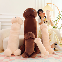 Coussin en peluche long et mignon en forme de nouveauté, en mousse super douce et garnie de cristaux, cadeau idéal pour la Saint-Valentin, pour adultes Oronora