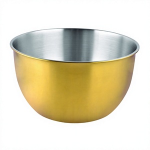 Citi <b>Bowl</b> Elegant Dining & Entertaining <b>Metal</b> <b>Bowl</b> with gold PVD Stainless Steel - Product Image 1