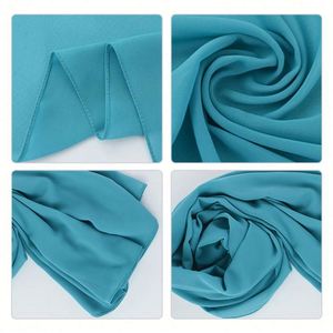 Chales de Turbante Largos y Suaves de Jersey Georgette para Mujer, de Algodón Mercerizado, con Diseño Étnico Personalizado - Product Image 4