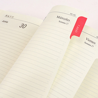 Agenda quotidien personnalisé A5 2026, planificateur de 365 jours, journal, carnet à couverture rigide privé B5/A4, mise en page quotidienne/hebdomadaire/mensuelle, cuir PU