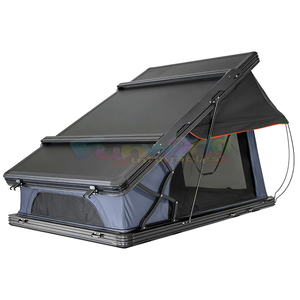 Tente de toit rigide pour voiture, tente de <span class=keywords><strong>camping</strong></span> pliable pour toit de voiture, échelle triangulaire pour voiture, toit épaissi - Product Image 1