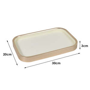 Bandeja Organizadora de Joyería Moderna Jinsky, de Metal Gris con Forro de Terciopelo, para Anillos, Collares, Pendientes y Colgantes - Product Image 4