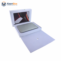 Boîte d'emballage personnalisée en carton blanc vide avec couvercle et fond pour produits électroniques, ordinateurs portables et tablettes