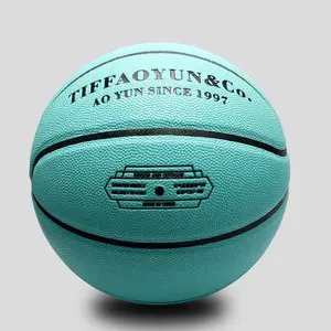 مبيع بالجملة مخصص خارجي خاص للتدريب على المنافسة كرة السلة يمتص الرطوبة جلد البولي يوريثيرين مع لمسة ناعمة - Product Image 5