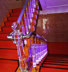 New Arrival hiện đại trong nhà hợp kim nhôm tay vịn sang trọng lan can cầu thang lan can giảm giá bán đảm bảo chất lượng phong cách - Product Image 5