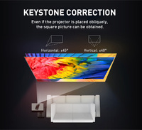 Mini projecteur portable P09 de haute qualité Android 9 8G 32G HD Input 3D 4K projecteur de film avec batterie 4000mAh projecteur extérieur