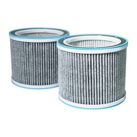 Filtre de remplacement au charbon actif et HEPA pour collecteur de poussière d'ongles, élimination à 98 % du formaldéhyde, cartouche absorbante d'odeurs pour salon
