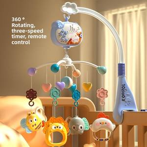 Mobile musical rotatif en plastique pour berceau de bébé, jouet suspendu pour lit d'enfant - Product Image 2
