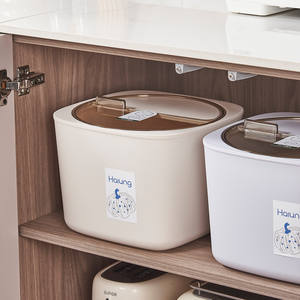 Caja de Almacenamiento de Arroz Haiung de 10L, Rectangular, con Tapa Sellada, a Prueba de Insectos, de Grado Alimenticio - Product Image 3