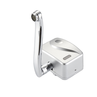 HY-239A automatique capteur robinet mural sans contact ABS robinet d'eau salle de bain cuisine école contemporain Design traditionnel