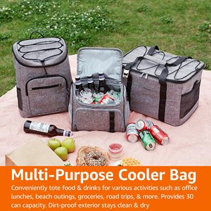 Custom logo Outdoor Oem Leak Proof 30 Can Capacity Reusable Insulated Soft <b>Cooler</b> <b>Backpack</b> - Product Image 6