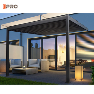 Modern Louver Roof Kit for Sunshade Waterproof <strong>Pergola</strong> Opening Roof Louver Roof Sun Shade Aluminium Louvers <strong>Window</strong> Made in China - Product Image 1