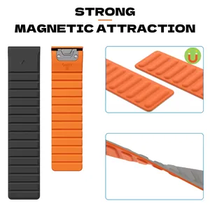 Bracelet de <span class=keywords><strong>montre</strong></span> magnétique Quickfit 22mm 26mm pour <span class=keywords><strong>Garmin</strong></span> Fenix 7X 6X 5X Plus 3HR <span class=keywords><strong>Epix</strong></span> Bracelet en silicone pour <span class=keywords><strong>montre</strong></span> Fenix 6 7 955 <span class=keywords><strong>EPIX</strong></span> - Product Image 3