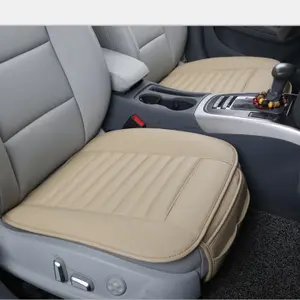 Hoge Kwaliteit Universele Antislip Milieuvriendelijke Pu Leer Warme Auto Auto Voertuig Truck Seat Mat Cover Pad Kussen