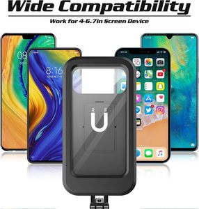 360 Xoay xe máy tay lái núi không thấm nước xe đạp điện thoại chủ scooter điện thoại clip tự do điều chỉnh chiều cao - Product Image 5