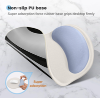 Tapis de souris ergonomique pour le gaming avec repose-poignet, base antidérapante en PU, pour une saisie facile, soulagement de la douleur, design de dessin animé, couleur personnalisable