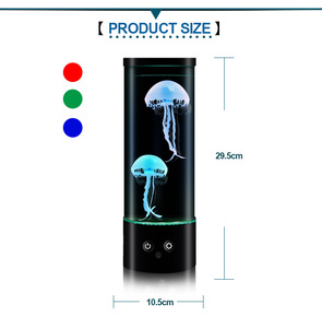 LED <strong>Jelly</strong> <strong>Fish</strong> <strong>Lamp</strong> USB Rechargeable Artificial Aquarium Jellyfish Atmosphere <strong>Lamp</strong> LED Decoration Table <strong>Lamp</strong> - Product Image 3