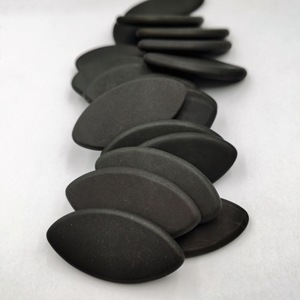 Tabla de Gua Sha de Piedra Bian Negra, Terapia Magnética, Piedra Volcánica Caliente, Masajeador Abdominal SPA, Herramienta para el Cuidado de la Salud - Product Image 2