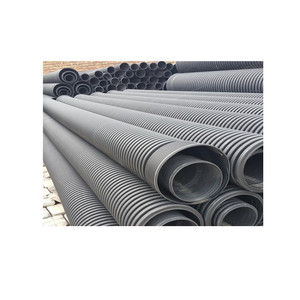Tuyau de drainage ondulé à double paroi en plastique hdpe de 160mm - Product Image 1