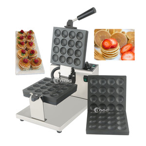 Mới tùy chỉnh xoay <span class=keywords><strong>Waffle</strong></span> Máy làm thương mại kinh doanh nhỏ poffertjes nướng 110V 220V Điện <span class=keywords><strong>Mini</strong></span> Pancake <span class=keywords><strong>Maker</strong></span> - Product Image 1