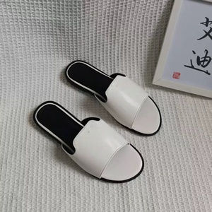 Wholesale 2026 New Summer Women's <b>Beach</b> <b>Flip</b>-<b>Flops</b> with Cushioning Slip-On Closure Genuine Leather Upper - Product Image 5