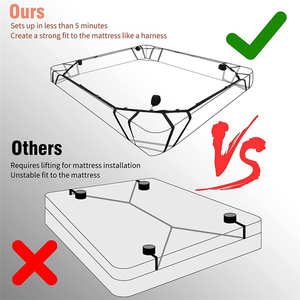 SM adulte <span class=keywords><strong>Bandage</strong></span> renforcé lit reliure engrenage quatre coins menottes <span class=keywords><strong>BDSM</strong></span> accessoire outil pour Couples - Product Image 3