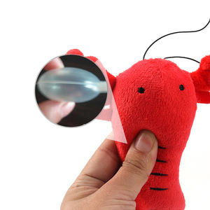 Özel köpek peluş oyuncak istakoz balık şekilli köpek Squeak Chew oyuncak - Product Image 4