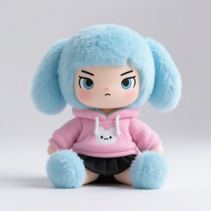 ผู้ผลิตตุ๊กตาการ์ตูนน่ารักแบบสั่งทำ ตุ๊กตาเด็กผู้หญิงแบบกล่องสุ่ม ของเล่นตุ๊กตาไวนิล PVC - Product Image 1