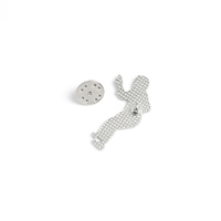 Broche en Émail pour Vêtements Sac à Dos Accessoires Bijoux Cadeaux Créative Punk Fun Pulp Fiction Personnage Image