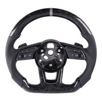 Volant en fibre de carbone forgé de qualité supérieure pour Audi A4 A6 A7 C6 C7 S3 S4 S5 Q3 Q7 SQ5 8V R8