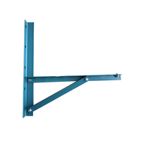 Support mural universel robuste pour climatiseur extérieur en métal avec accessoires pour usage domestique