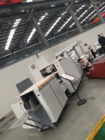 Machine de formage de sacs en papier à haute productivité RYD-J13+T avec composants PLC essentiels, alimentation par rouleaux et fond en V plat pour sacs alimentaires et de boulangerie