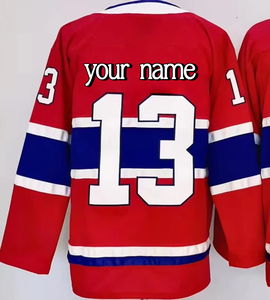 Maillot de hockey sur glace unisexe respirant OEM & ODM, vêtements de sport personnalisés avec logo pour adultes, uniforme de hockey sur glace en gros pour hommes et femmes - Product Image 1