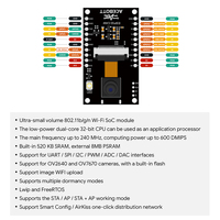 Kit de Démarrage pour Voiture Robotique Visuelle Intelligente STEM 2WD ESP32 CAM pour Enfants, Jouet Éducatif de Programmation et de Codage DIY pour Arduino